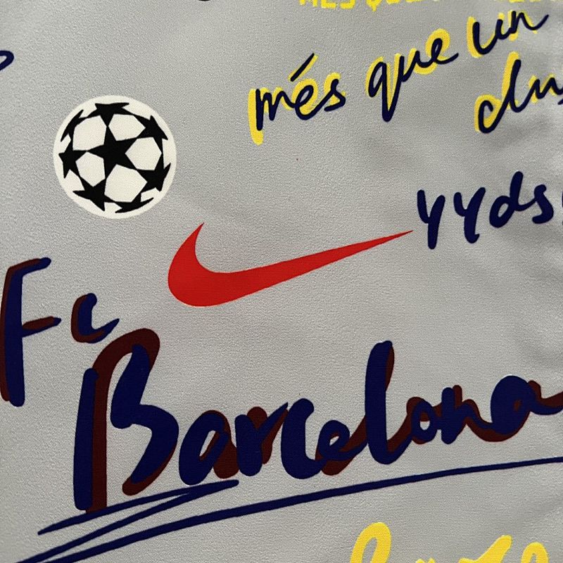 Survêtement FC Barcelone Blanc Rouge 23/24