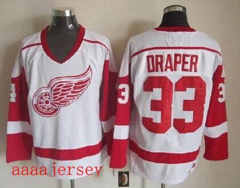 Maillot Wings ice hockey Rétro Vintage