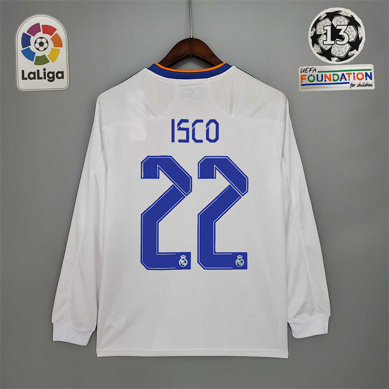 Maillot Real Madrid Domicile Manches Longues 21/22