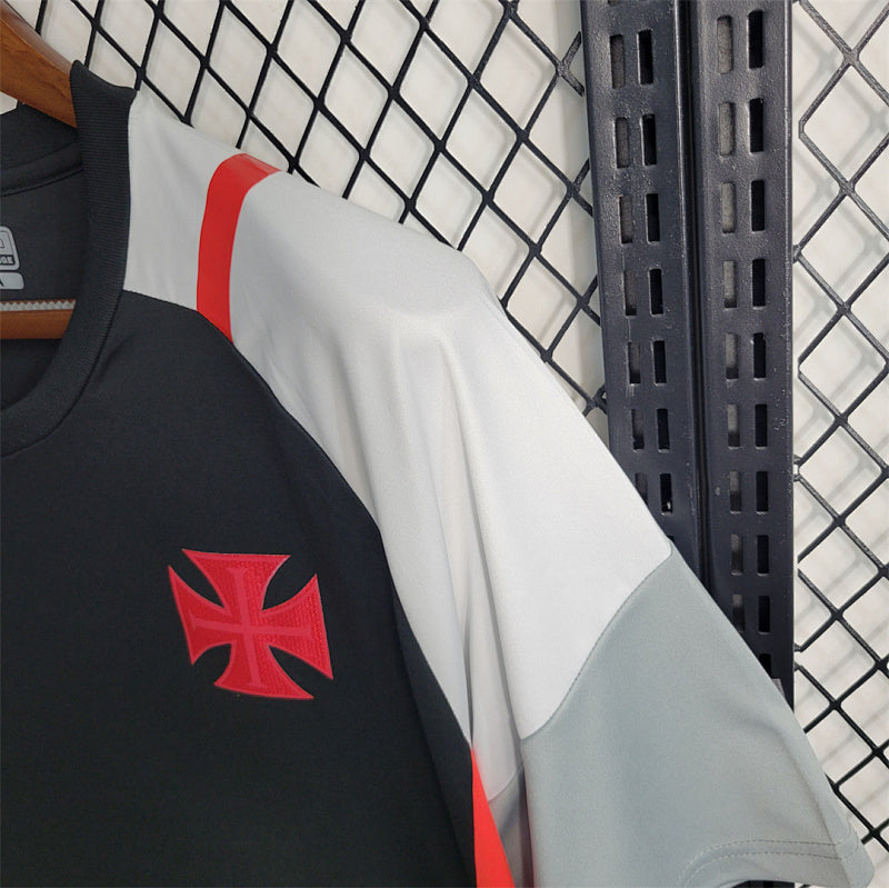Maillot Vasco da Gama Prématch Noir et Gris 23/24