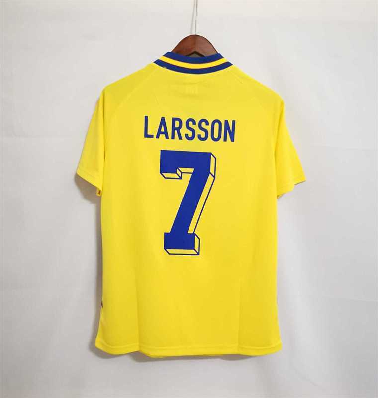 Camiseta Suecia Amarillo Retro 1994