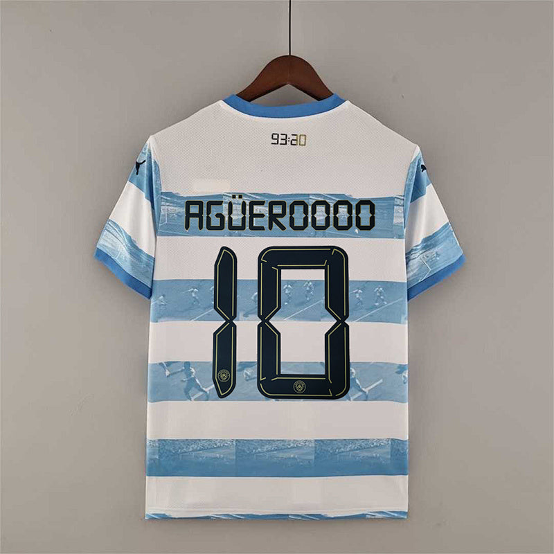 Maillot Manchester City Bleu Blanc 22/23