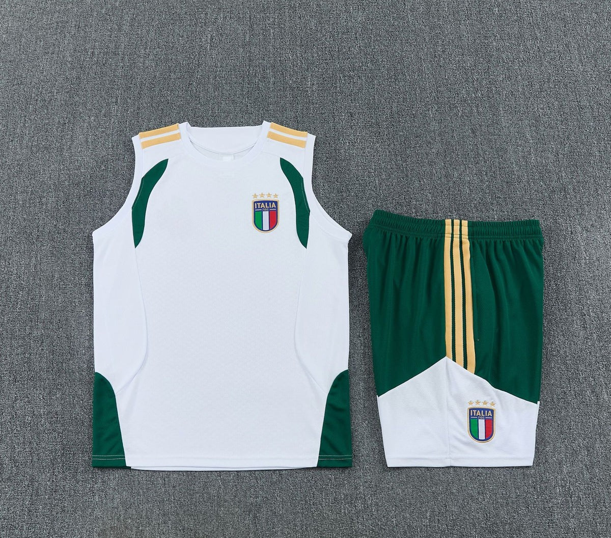 Short + débardeur Italie Blanc 26/27