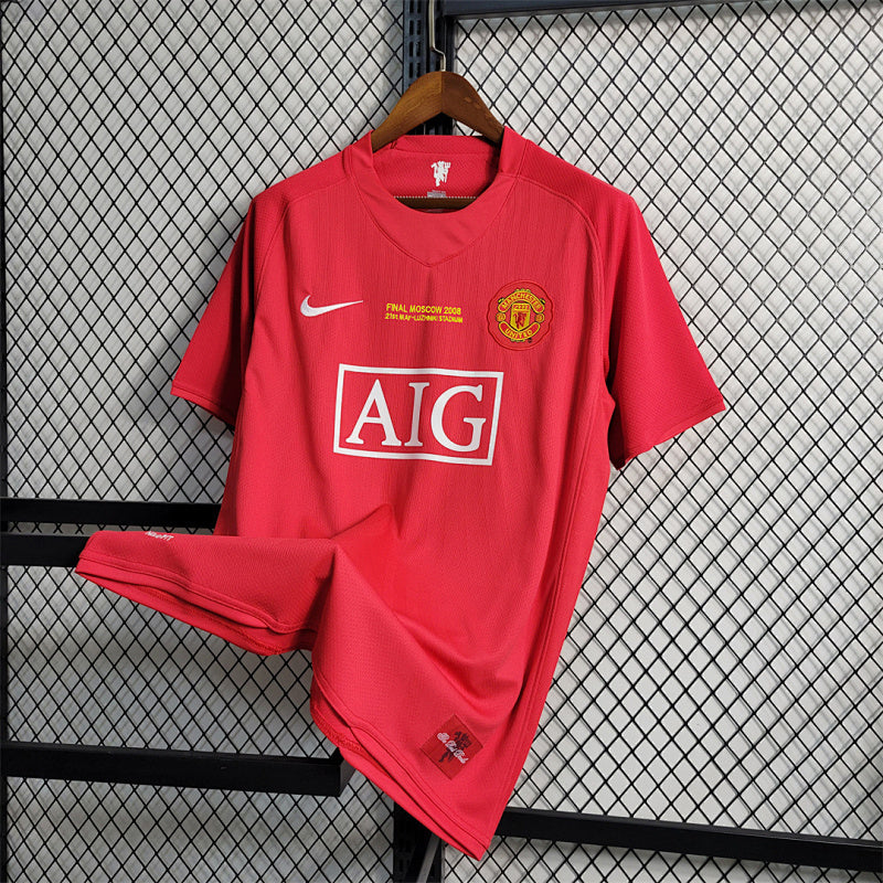 Manchester United Home Retro Jersey 2007/08
