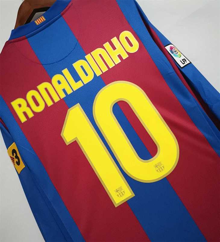 Maillot FC Barcelone Domicile Rétro 2007/08