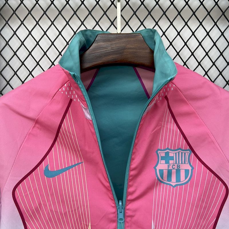FC Barcelona Pink Green Tracksuit 25/26