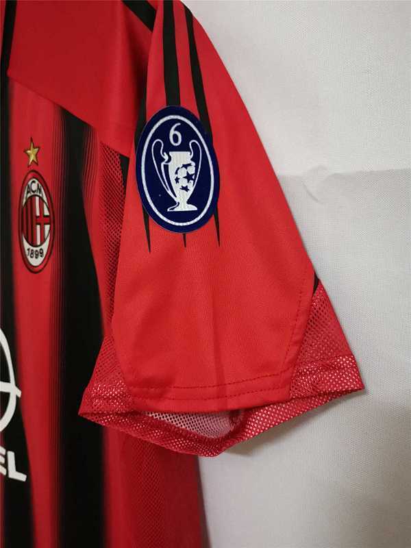 Maillot AC Milan Domicile Rétro 2004/05