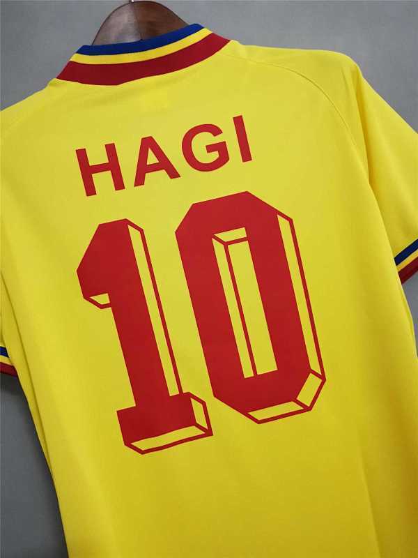 Romania Yellow Retro Jersey 1994