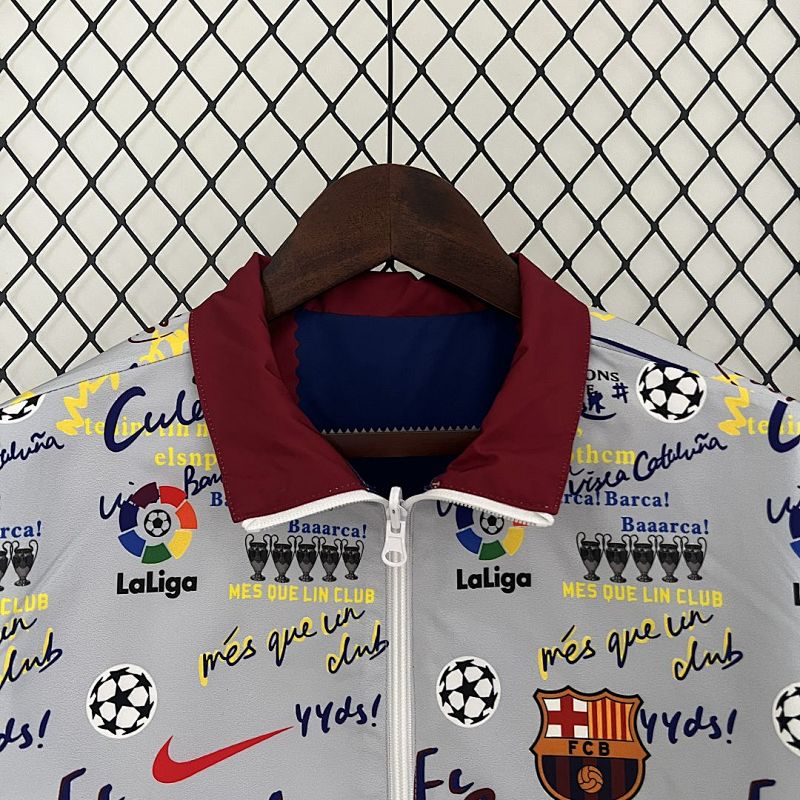 FC Barcelona White Red Tracksuit 23/24