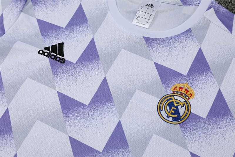 Conjunto Real Madrid Azul Blanco Pre-Partido 22/23