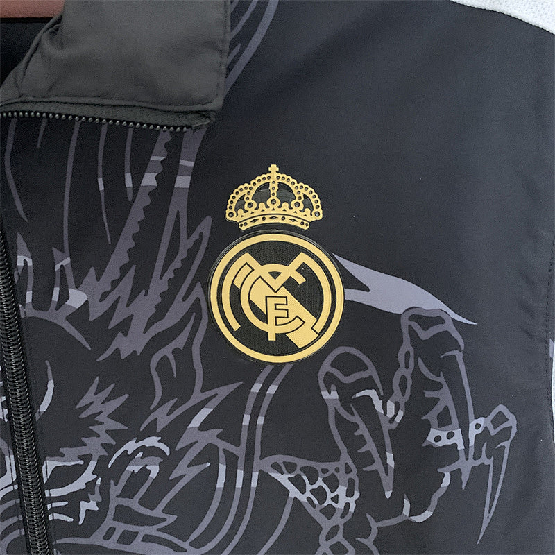 Real Madrid Black Tracksuit 23/24