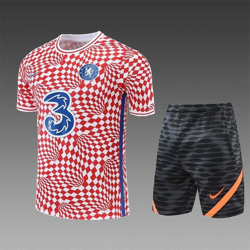 Ensemble Chelsea Blanc Rouge Prématch 22/23