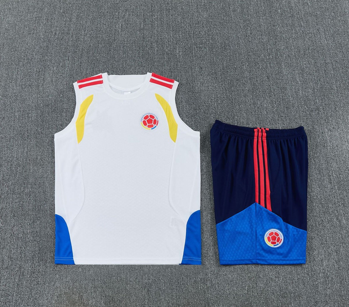 Short + débardeur Colombie Blanc 26/27
