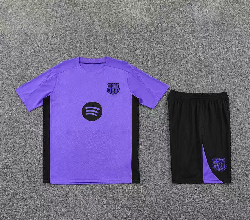 Maillot + short FC Barcelone Violet fonce 25/26