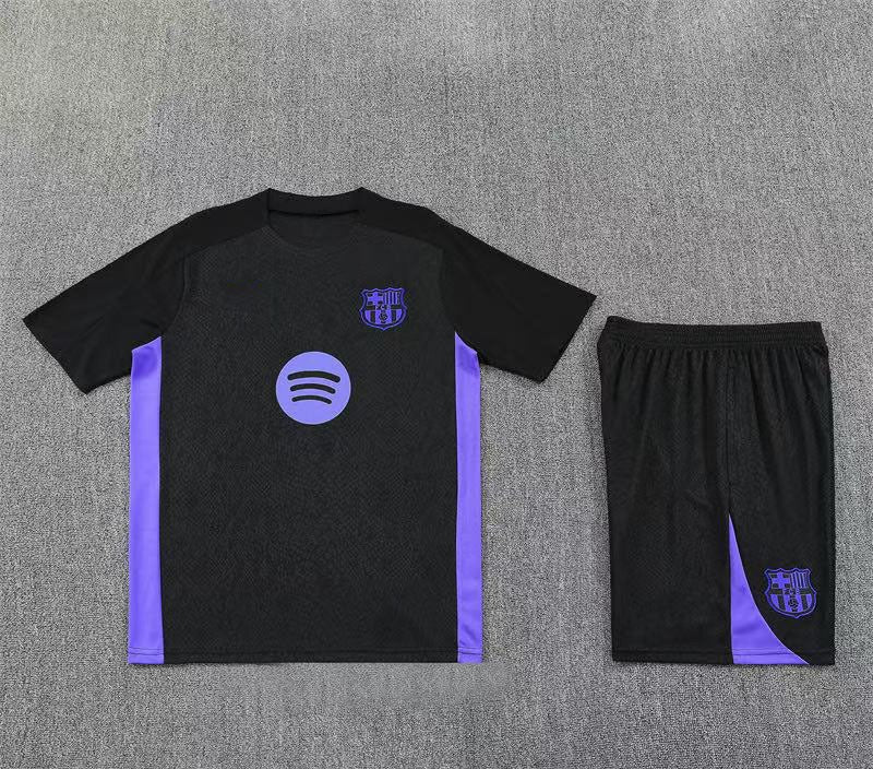 Maillot + short FC Barcelone Noir 25/26
