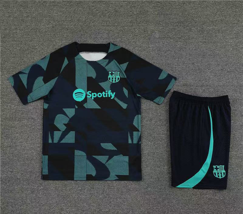 Maillot + short FC Barcelone Bleu roi camouflage 23/24