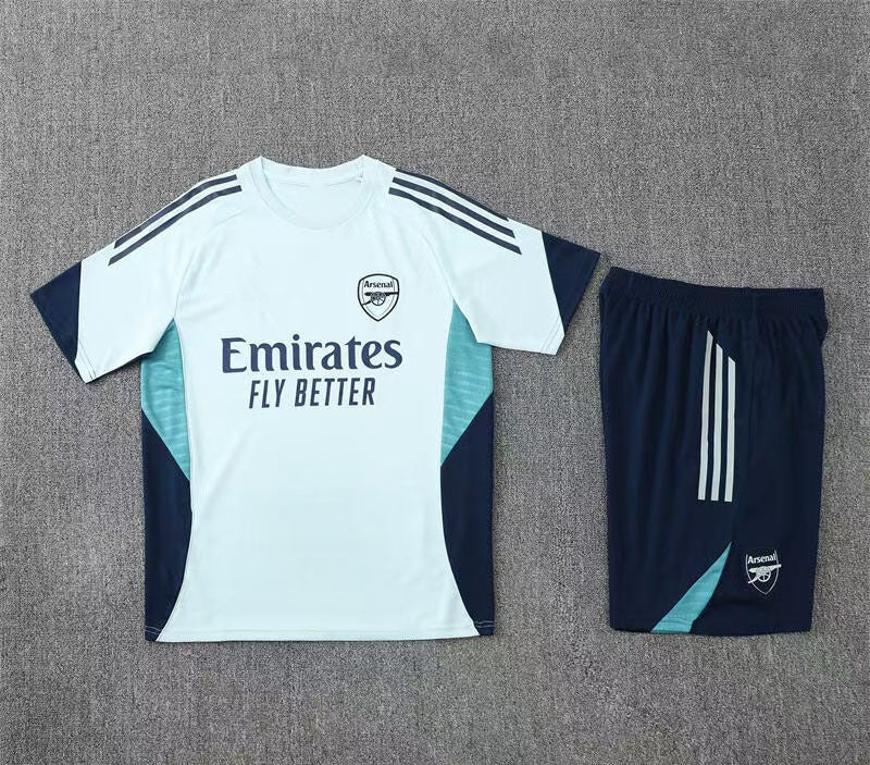 Maillot + short Arsenal Gris clair 25/26