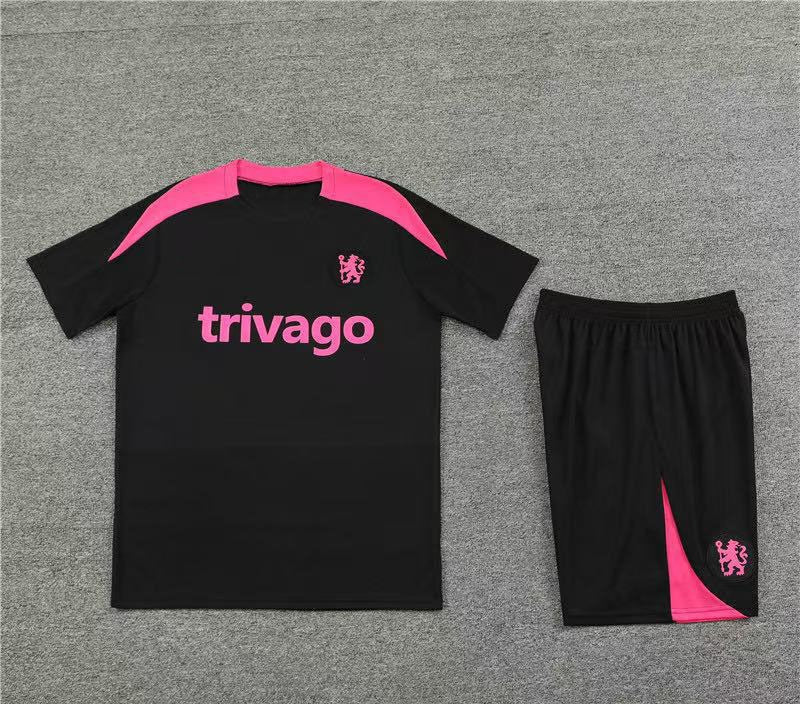 Maillot + short Chelsea Noir 24/25
