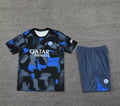 Maillot + short Inter Milan Noir gris bleu
