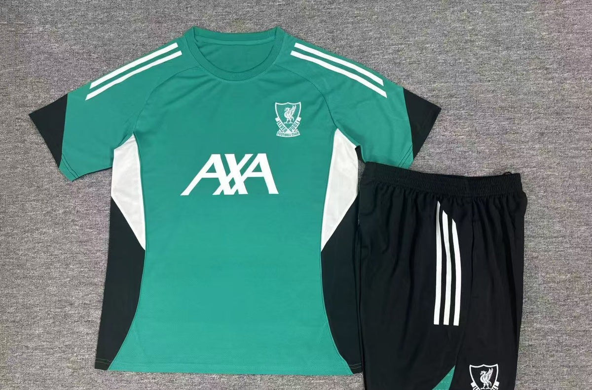Maillot + short Liverpool Vert 25/26