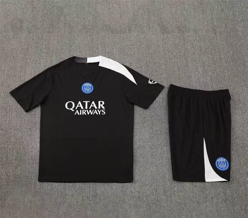 Maillot + short Paris Saint-Germain Noir 25/26