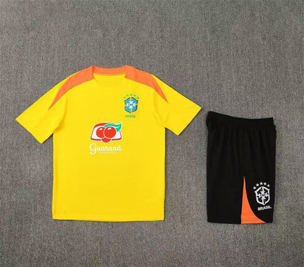 Maillot + short Bresil Jaune 25/26
