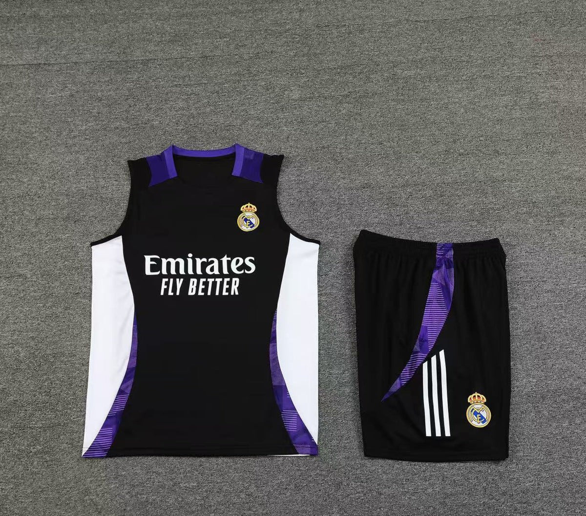 Short + débardeur Real Madrid Noir Violet
