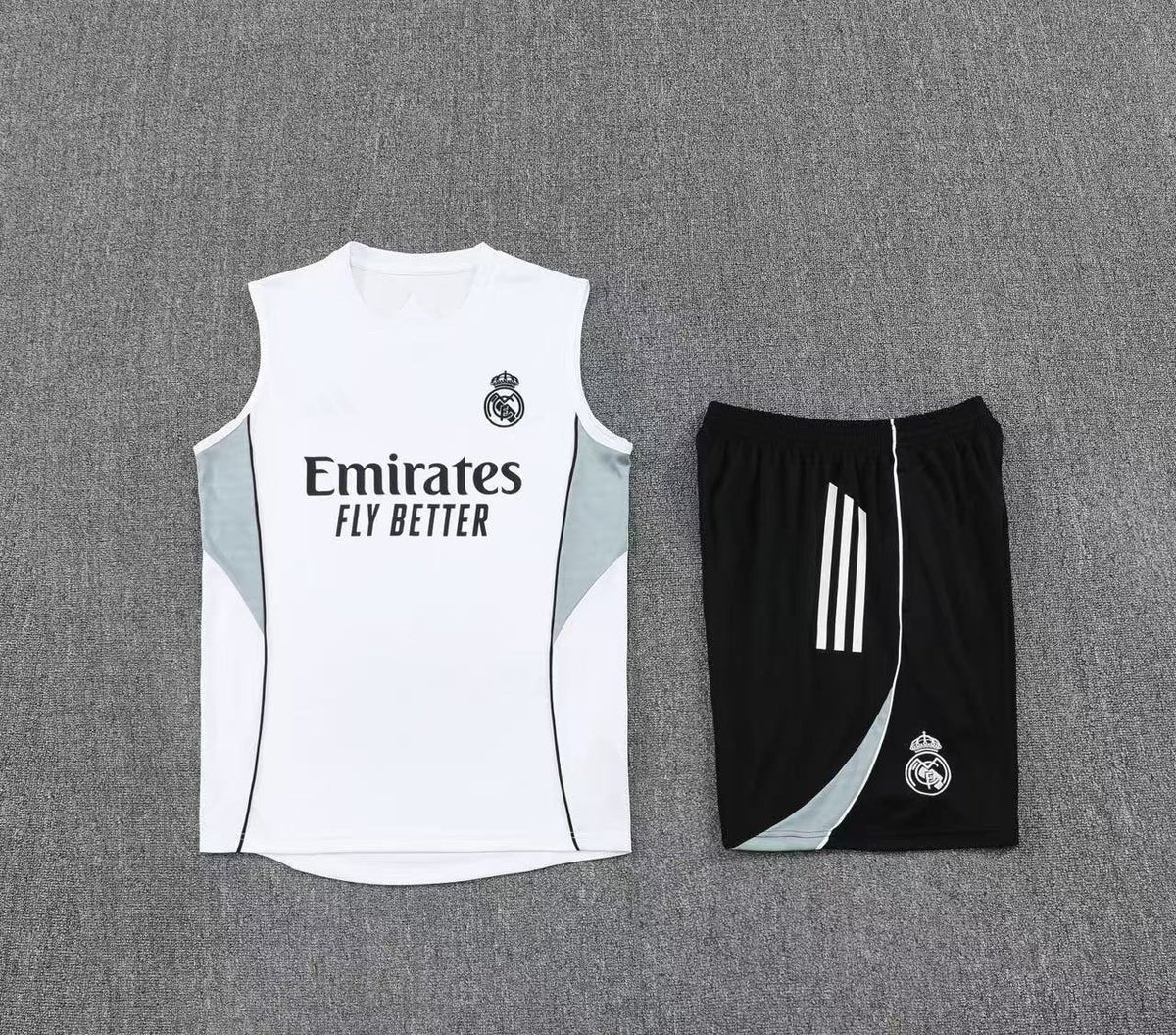 Short + débardeur Real Madrid Blanc 2