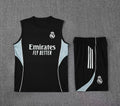 Short + débardeur Real Madrid Noir Bleu Ciel