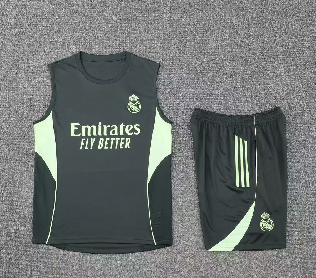 Short + débardeur Real Madrid Gris