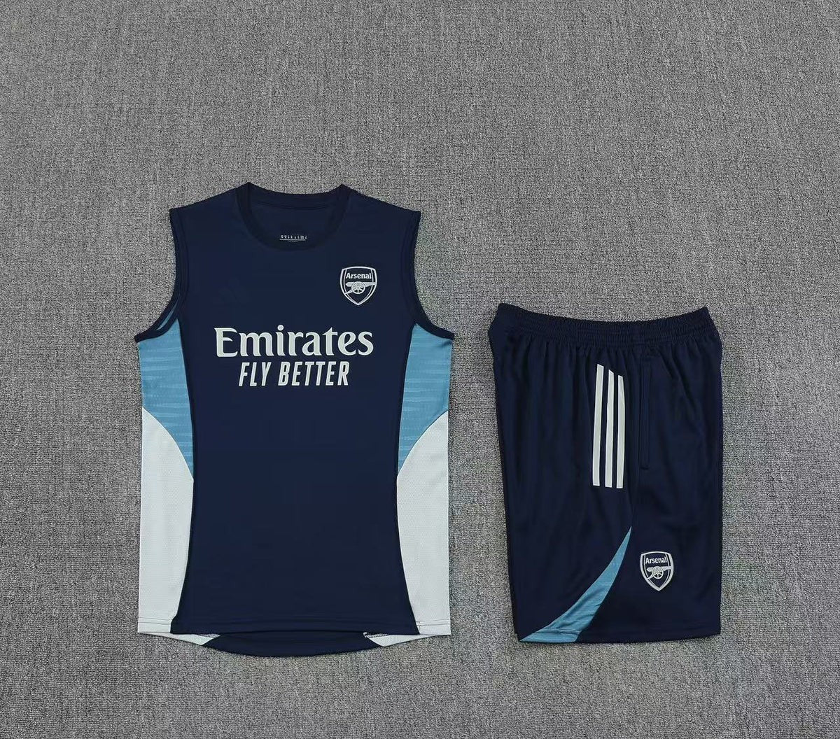 Short + débardeur Arsenal Bleu Marine 2