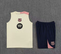 Short + débardeur FC Barcelone Beige