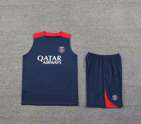 Short + débardeur Paris Saint-Germain Bleu Marine Rouge