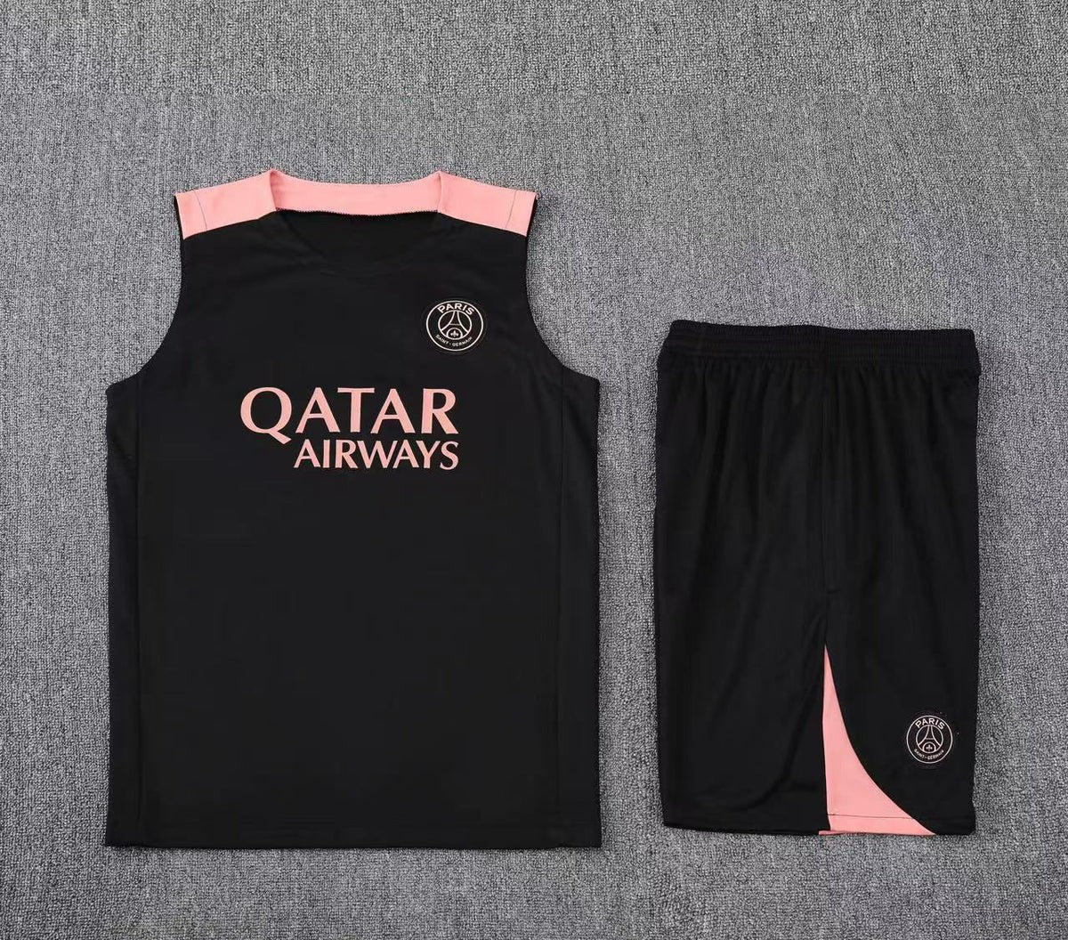 Short + débardeur Paris Saint-Germain Noir Rose