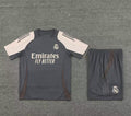 Maillot + short Real Madrid Gris foncé 24/25