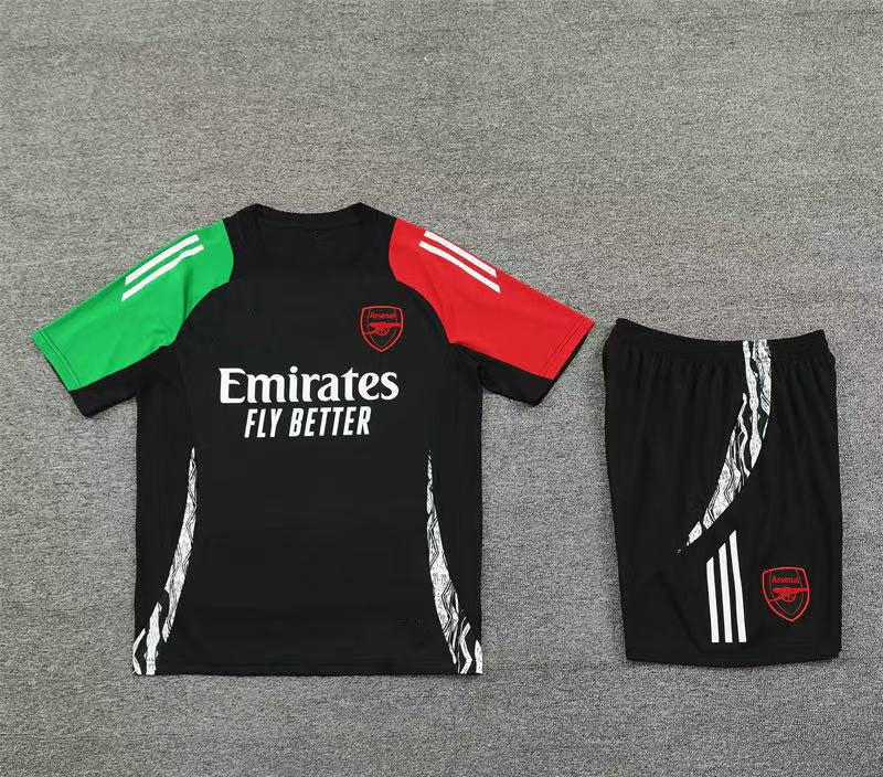 Maillot + short Arsenal Noir 24/25