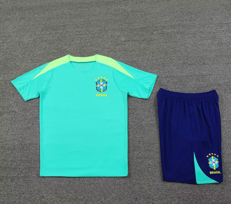 Maillot + short Brésil Bleu ciel 24/25