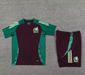 Maillot + short Mexique Rouge bordeaux 24/25