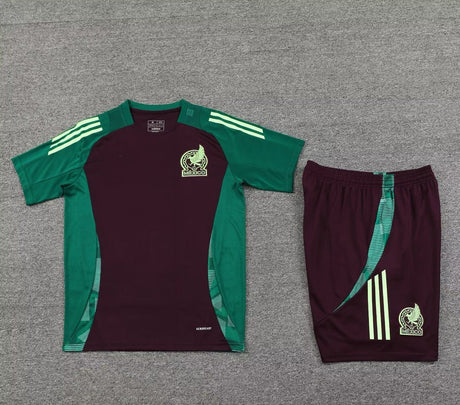 Maillot + short Mexique Rouge bordeaux 24/25