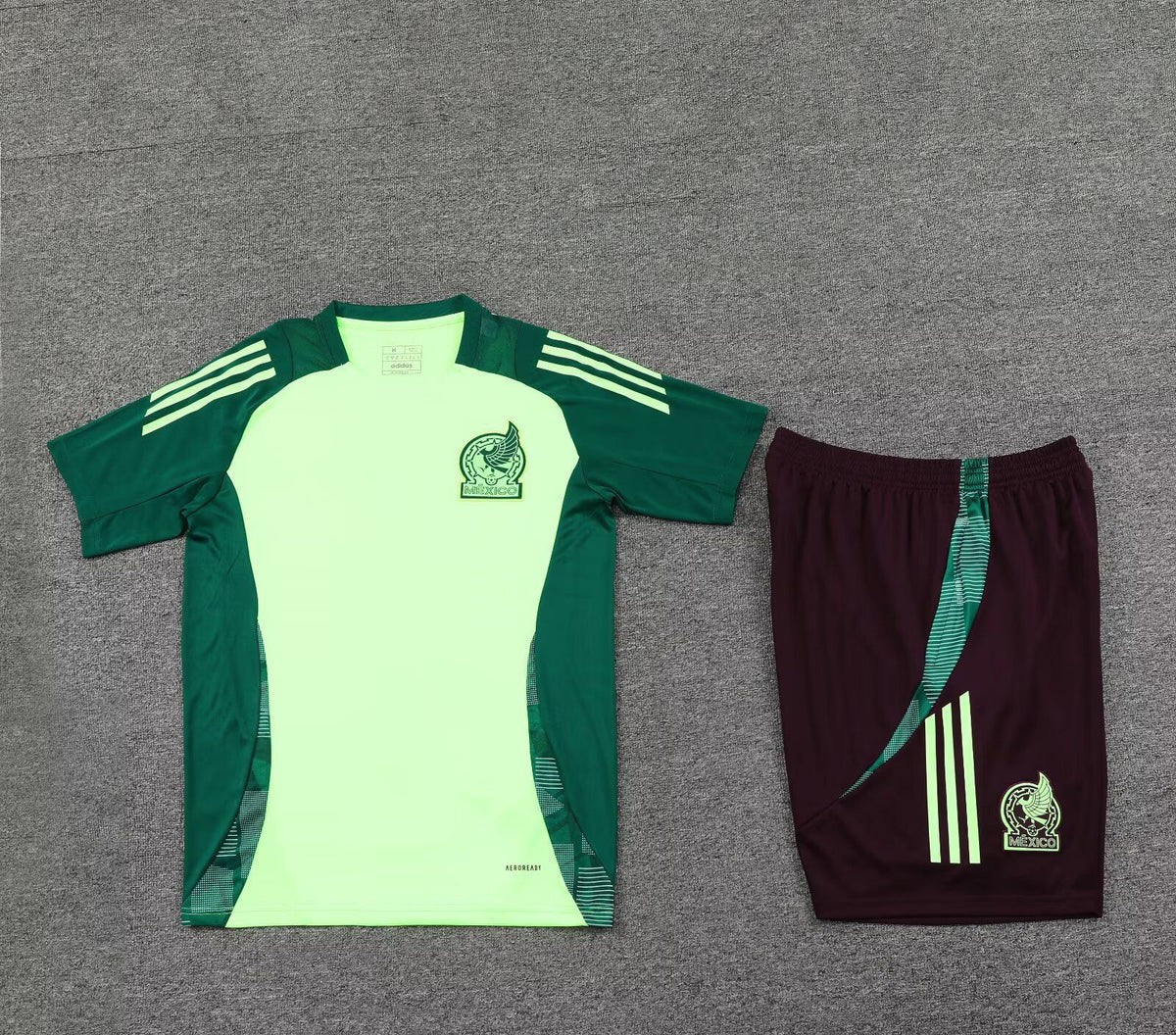 Maillot + short Mexique Jaune œuf 24/25
