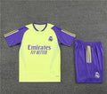 Maillot + short Real Madrid Jaune clair 23/24