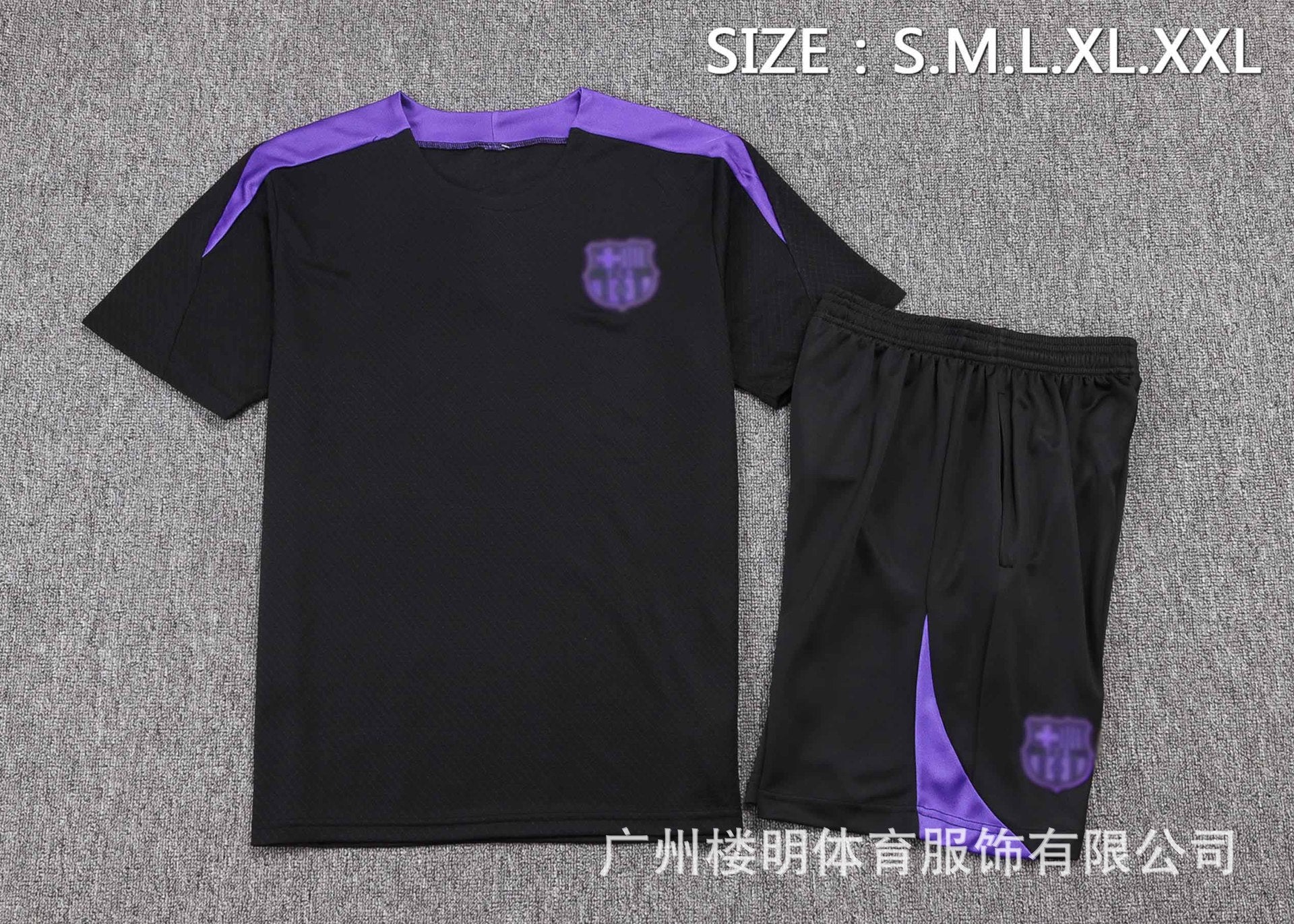 Maillot + short de Foot Casual Manches Courtes – Real Madrid & Clubs
