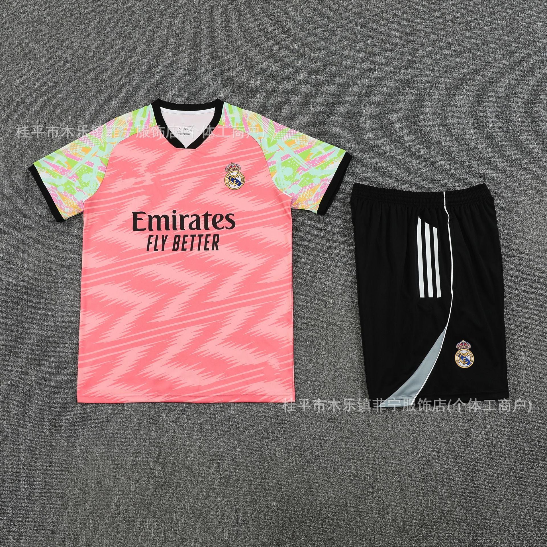 Maillot + short d'Échauffement Foot – Real Madrid & Argentine