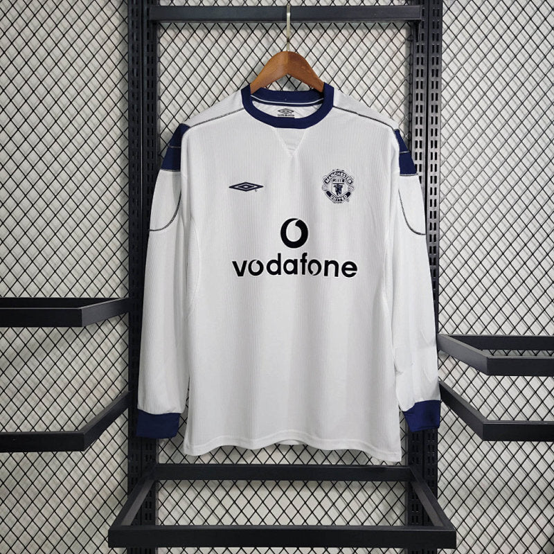 Maillot Manchester United Extérieur Rétro Manches Longues 99/00