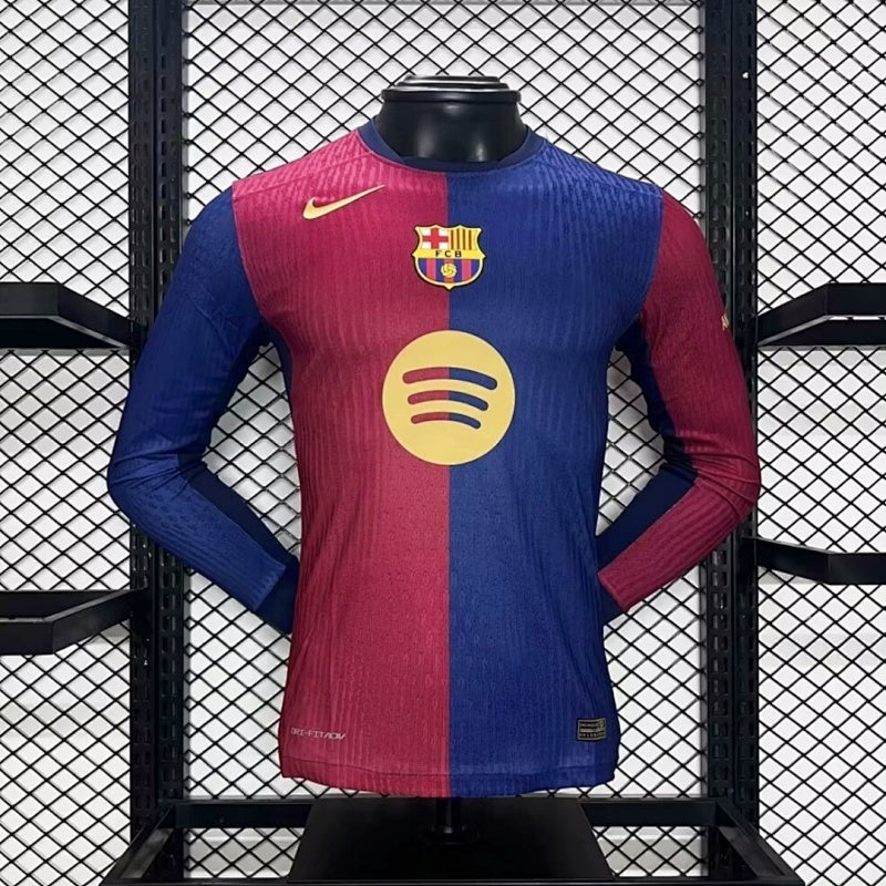 Maillot FC Barcelone Domicile Manches Longues Player Version 24/25