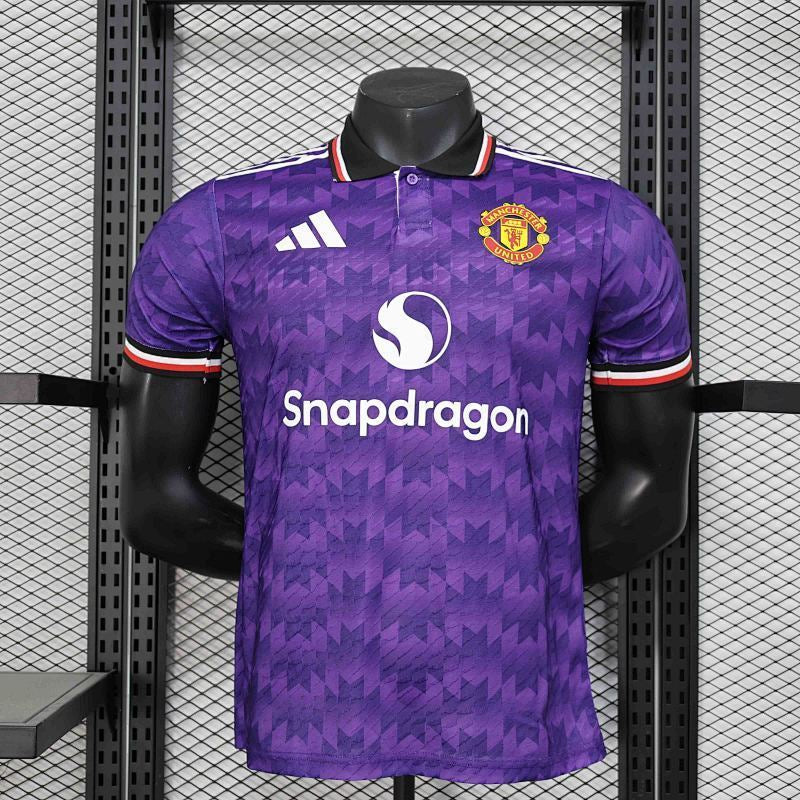 Maillot Manchester United Player Version Édition Spéciale Violet 24/25
