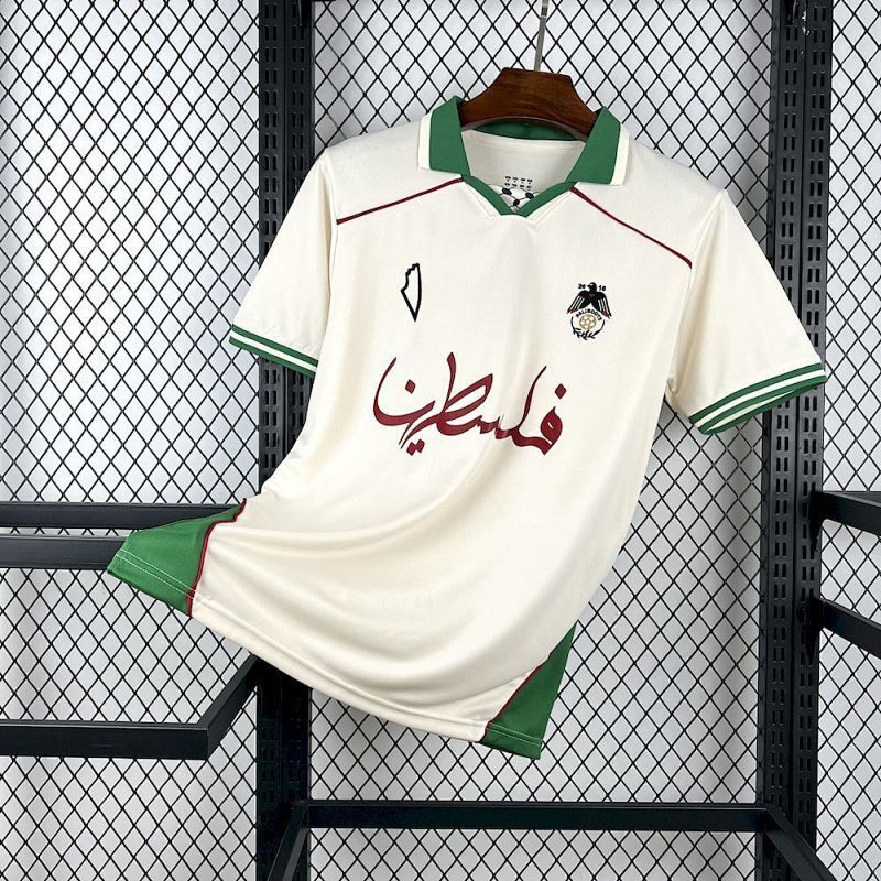 Maillot Palestine Vert Paliroots Beige et Vert 25/26