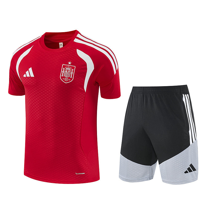 Ensemble maillot + short Espagne Adulte Rouge / Noir 2026