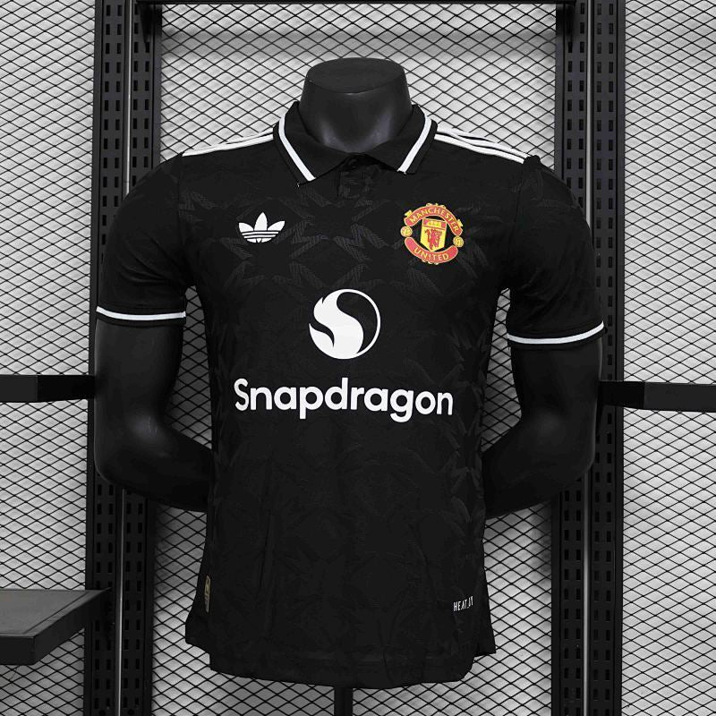 Maillot Manchester United Player Version Édition Spéciale Noir 24/25