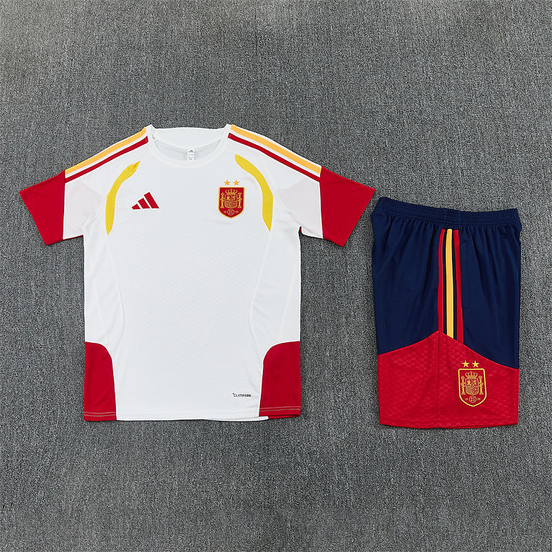 Ensemble maillot + short Espagne Adulte Blanc / Rouge 2026